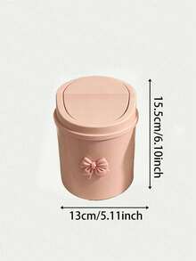 Elegant Butterfly Decor Portable Trash Can With Lid, Mini Desktop Wastebasket, Household Waste Bin With Lid, No Power Required, Suitable For Office, Living Room Or Desk, Home Desktop And Drawer Storage, Autumn Home Decor, Kitchen Organiser Storage, - Upgraded Version - View 10