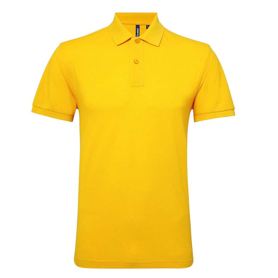Roly Asquith & Fox Mens Short Sleeve Performance Blend Polo Shirt - Sunflower - View 1