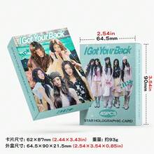 (45Pcs/Set) BABY MONSTER KPOP Star LOMO Star Glitter Photocard, Photo ...