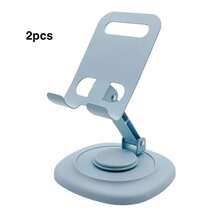 2pcs 360° Rotatable Aluminum Alloy Adjustable Tablet Stand, 360° Rotatable Folding Tablet Holder, Universal Smartphone Tablet Desktop Stand, Multi-Angle Silicone Non-Slip Base Folding Desktop Stand, Back To School Supplies - Multiple Styles - View 12