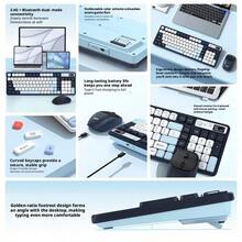 OKR232 Wireless Bluetooth Keyboard And Mouse Combo, Digital Battery Display, Silent, Type-C Charging, Compatible With Laptops And Tablets - View 10