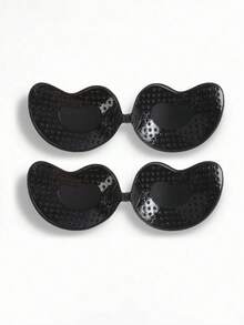 1/2pcs Invisible Lift Bra, Women's Backless Strapless Bra, Seamless Self-Adhesive Silicone Breast Pads, Suitable For Wedding Dress, Nude And Black Colors Available, Includes Adhesive Pads, Reusable, Suitable For All Seasons - Multicolor - View 25