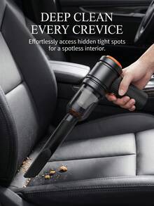 High Power Wireless Vacuum Cleaner (USB Charging; Suitable For Home And Car Use; Handheld Design; Strong Suction; Dual Function Vacuuming And Blowing; Built-In 2*1200mAh Battery) - Cordless Vacuum Cleaner - View 4