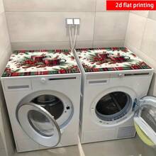 1PC Red‑Green Christmas Coffee Cup Print Diatomite Absorbent Welcome Mat, Non‑Slip Small Floor Rug, Christmas Decor Mat For Stovetop Coffee Machine Water Bar Counter, Indoor Outdoor Front Door Kitchen Home Decor - Multicolor - View 4
