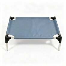 Suspended Stainless Steel Pet Bed, Easy To Clean, Space-Saving Storage, Multi-Use For Balcony And Camping - Grey - View 10
