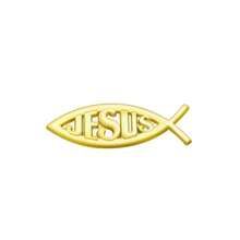 Jesus Fish Sticker, 3D Car Sticker Jesus Christian Fish Symbol Badge, Faith Fish Sticker Religious Metal Badge Car Decoration Suitable For Truck Motorcycle Refrigerator - A - View 10