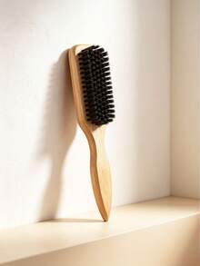 Smooth Bristle Hair Brush, Suitable For Sleek Ponytail And Bun, Smoothing Frizz And Flyaways, Edge Control, Backcombing And Volumizing Hairstyles, Rat Tail Comb For Sectioning And Parting, Hair Brush, Comb, Hair Styling Tools, Hair Products And Accessories - Multicolor - View 6
