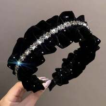 Premium Baby's Breath Pleated Headband For Women, Versatile Hair Hoop For Outings, Face-Slimming Hair Clip Head Accessory - Multicolor - View 9