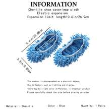 1 Pasang/5 Pasang Sandal Pel untuk Membersihkan Lantai, Penutup Sepatu yang Dapat Dicuci dan Digunakan Kembali, Kaus Kaki Pel Debu Mikrofiber Cocok untuk Wanita dan Pria, Penyapu Pembersih Debu untuk Rumah, Kantor, Kamar Mandi, Dapur - A - View 11