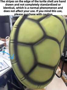 1pc Halloween Party Costume Props EVA Turtle Shell Divine Turtle Cosplay Props Fake Turtle Shell - Multicolor - View 7