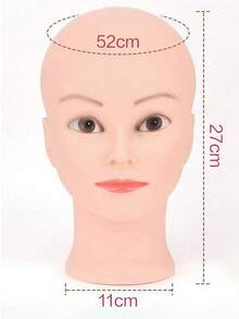 Adjustable Black Mannequin Head Stand, Suitable For Hairstyle Design And Makeup Training, Durable And Realistic, Easy To Assemble - View 8