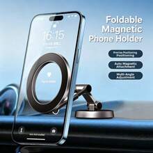 Ultra-Thin Magnetic Car Phone Holder 360° Rotating Strong Magnet Ensures Secure Mounting, Quick Adhesive Installation, Compatible With All Car Models And Smartphones - Multicolor - View 4