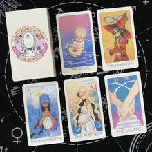 78 Pcs Third-Eye Tarot Cards 10x6cm Anime-Style Full English Tarot Deck, Interactive Divination Card Game, Fun Board Game For Family Parties And Team Building Nights - Multicolor - View 3