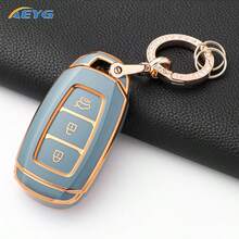 For Hyunda Key Fob Cover, Car Key Fob Case Compatible With Elantra GT Sport Santa Fe Palisade Kona Smart Key Protector Holder - D Model - View 8
