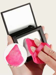 100/20/10/5 Triangular Powder Puff Applicators, A One-Time Powder Compact Set, Soft Triangular Facial Makeup Tools, Suitable For Applying Powder And Foundation Creams, Beauty Tools - Multicolor - View 2