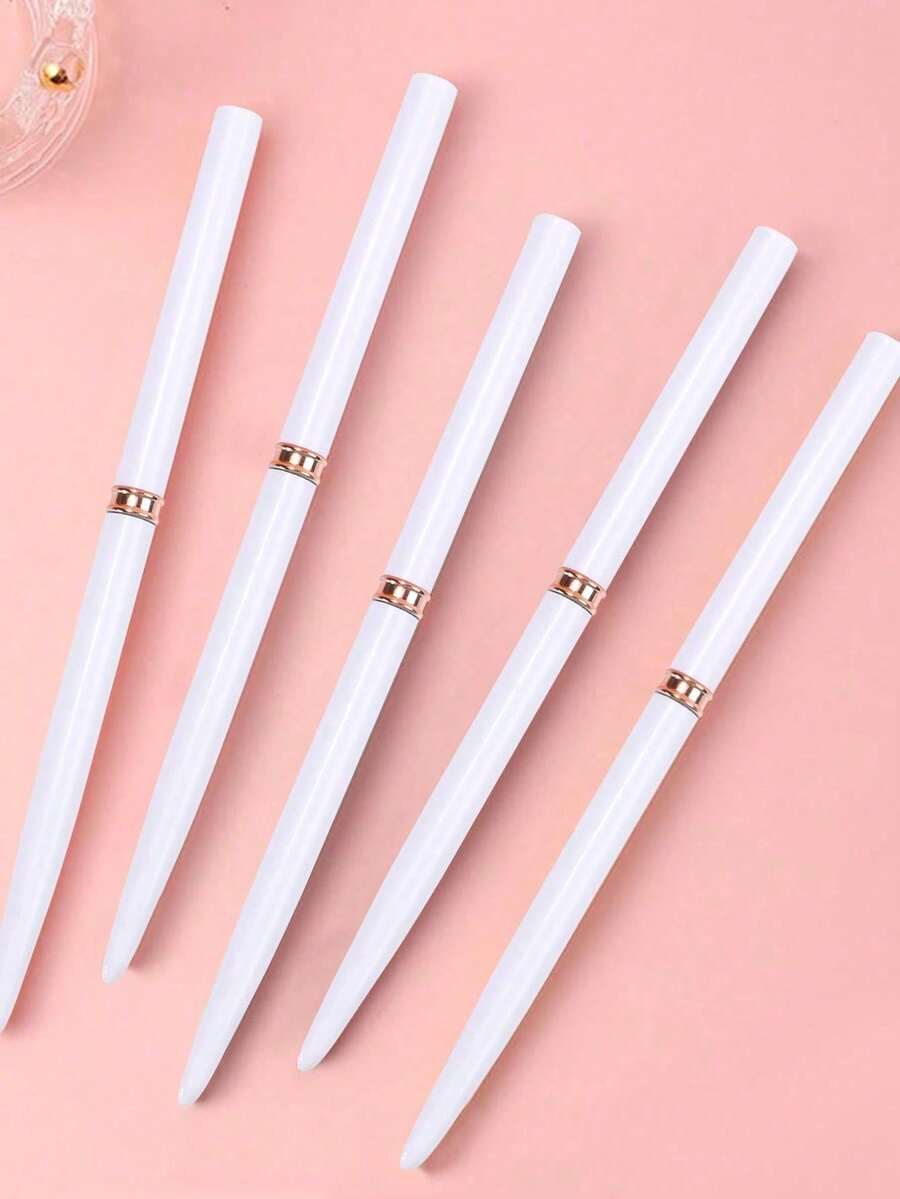 5/1 Set Of Nail Art Pens, Colorful Acrylic Pen Holder, Colored Pens, Relaxation Pens, Pull-String Pens, Nail Art Tools - White - View 1
