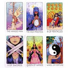 78 Pcs Third-Eye Tarot Cards 10x6cm Anime-Style Full English Tarot Deck, Interactive Divination Card Game, Fun Board Game For Family Parties And Team Building Nights - Multicolor - View 7
