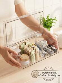 1pc Tea Bag Storage Box, Multi-Functional Desktop Organizer For Coffee And Tea Bags, Suitable For Dorm, Home And Office Use, Great Gift For Holidays Or Housewarming, Back To School Essential - Multicolor - View 3