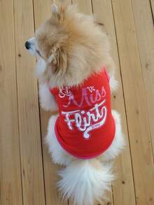 5pcs Breathable & Comfortable Pet Summer Vest, Polyester Knitted, Suitable For Small To Medium Dogs And Cats - Multicolor - View 3