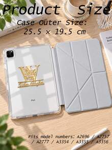 Casing Ponsel Kustom dengan Nama dan Monogram Bunga, Penutup Lipat Y Transparan dengan Penyangga, Pelindung untuk Penggunaan Sehari-hari di Kantor, Rumah, dan Perjalanan, Desain Emas/Perak yang Estetis, Hadiah Ulang Tahun dan Natal Terbaik untuk Wanita, Anak Perempuan, dan Teman. - MultiWarna - View 9