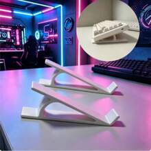 2PCS/Desktop Keyboard Heightening Bracket, Non-Slip Ergonomic Keyboard Lifting Frame, Space-Saving Desktop Organizer, Suitable For Most Standard Mechanical Keyboards, Office And Gaming Keyboards - A - View 4