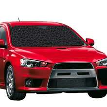 1pc Black Leopard Print Car Front Windshield Sun Shade, Decorative Vehicle Sun Visor, UV Reflector, Sun Protection Cover To Keep Car Cool - Sunshade - View 9