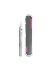 High Precision Ultra Sharp Cell Tweezers - Stainless Steel Material (Includes Storage Box); With Stable Grip Strength. Suitable For Removing Blackheads, Fine Hair, Acne And Tiny Facial Hair; Ideal For Daily Skincare And Facial Cleansing. - Multicolor - View 9