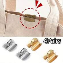 4/8Pairs Magnetic Clasp Invisible Seamless Buckle, Metal Snap Button For Handbag, Wallet Decoration DIY Craft Accessories, Suitable For Bags, Jewelry Boxes And More - Multicolor - View 17