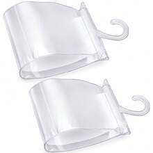 1pc Disabled Slogan Hook Bag, PVC Transparent Disabled Card Parking Slogan Storage Bag (Card Not Included) - A - View 12