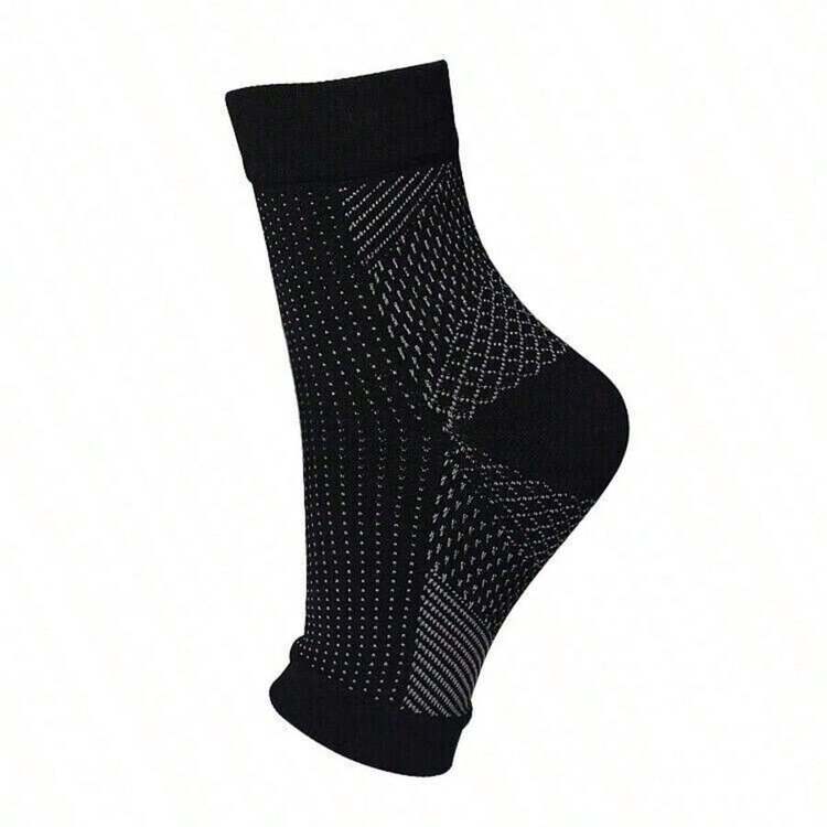 15-20mmHg Ankle Compression Socks, Suitable For Running, Work, Sports And Daily Activities, Covers Heel And Foot (Single Pack) - Multicolor - View 17