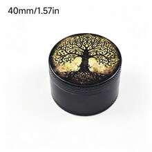 New Tree Of Life Style Grinder - Compact Travel Grinding Device, Suitable For Women And Men As Birthday/Valentine's Day Gift, Travel Accessory, Interesting Aesthetic Style, Durable Construction, Great Gift Choice - View 8