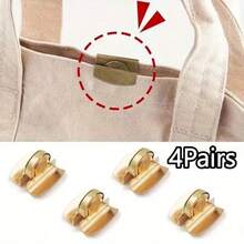 4/8Pairs Magnetic Clasp Invisible Seamless Buckle, Metal Snap Button For Handbag, Wallet Decoration DIY Craft Accessories, Suitable For Bags, Jewelry Boxes And More - Multicolor - View 27