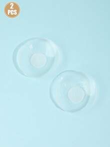 Silicone Nipple Covers, Reusable Invisible Anti‑Exposure Pasties, Women's Lingerie Accessories For Wedding,Sticky Bra, Strapless Bra. - Multicolor - View 13
