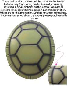 1pc Halloween Party Costume Props EVA Turtle Shell Divine Turtle Cosplay Props Fake Turtle Shell - Multicolor - View 9