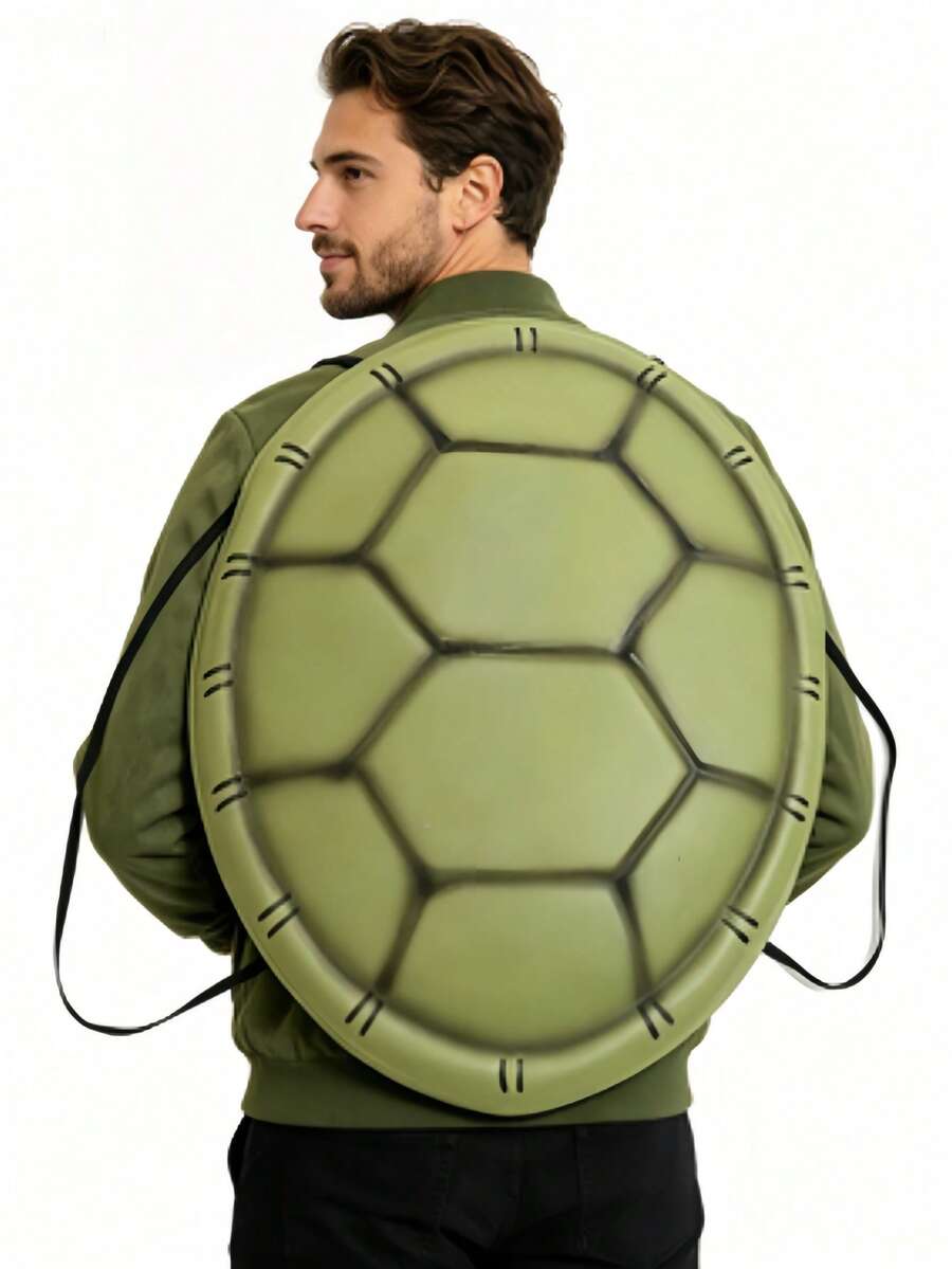 1pc Halloween Party Costume Props EVA Turtle Shell Divine Turtle Cosplay Props Fake Turtle Shell - Multicolor - View 1