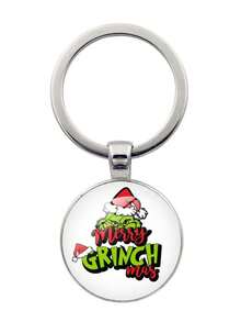 The Grinch Christmas Pendant Car Keychain Wholesale, Hot-Selling Cross-Border Accessory Gift - Multicolor - View 10