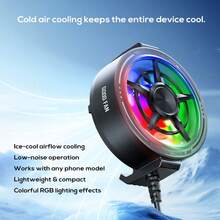 Magnetic Phone Cooler Clip, Silent Semiconductor Cooling Phone Radiator - Multicolor - View 10