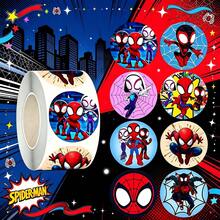 1pc Superhero Style Circular Stickers, Waterproof Peelable Circular Stickers, Multi-Purpose Self-Adhesive Decorations For Daily DIY Decoration, Scrapbooks, Party Gifts, And Collectible Decoration Sets - Multicolor - View 5