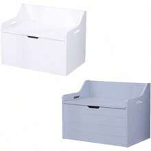 Storage Benches - White - View 1