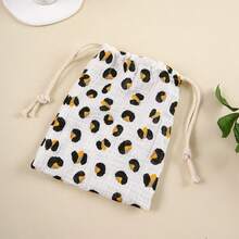Double Layer Drawstring Diaper Storage Bag Printed Fabric Baby Comfort Blanket Storage Bag Hanging Bag Portable - Multicolor - View 23