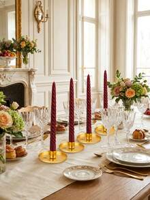 Luxury Exquisite Metal Candle Holder – Versatile Decor For Home, Room, Party & Holiday – Ideal Ambiance Gift For Parties, Gatherings, Weddings & New Year - Fashionable Style - View 3