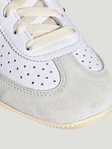 Adidas New ANFU Vintage Versatile Casual Thin-Sole Lightweight Sneakers For Women - White/Black/Off-white - View 9