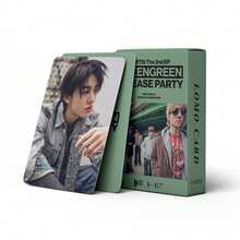 55pcs CO RTIS Laser Card Album GREENGREEN KPOP Star LOMO Photocard - Photo - View 7