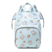 1pc Cute Rabbit Print Decorated Nylon Baby Bottle Bag, Portable Premium Large Capacity Zipper Pouch, Suitable For Moms' Daily Childcare Use - Multicolor - View 13