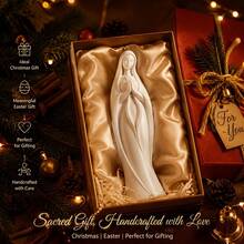 1pc Silicone Mold, Virgin Mary Statue Silicone Mold DIY Aromatherapy Candle Resin Craft Mold, Home Handmade Creative Decor Pendant Souvenir, Handcrafting Tool Mold - Curved  Silicone Mold - View 4