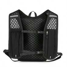 1pc Running Vest Backpack With 1pc 2L Hydration Bladder, Water Backpack With 2L Water Bladder, Hydration Backpack Lightweight For Men Women, Running Backpack Hydration Pack For Marathon, Trail, Cycling, Hiking, Jogging - Black Backpack + 2L Water Bag - View 4