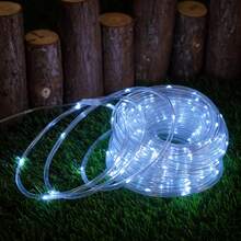 Outdoor Solar Waterproof Rope LED Lights, Bendable Clear Tube Design, Gentle Warm Glow, Wonderful Decor For Raised Planters, Deck Steps, Fence Lines And Backyard Landscaping - Tube Light - View 7