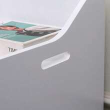 Storage Benches - White - View 4