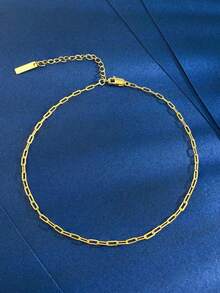 1pc Cross Chain Anklet Body Chain, Highlights Unique Charm, Suitable For Women's Daily Wear - Cross Chain Anklet - View 2