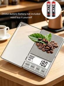 [Hot Selling Gift] Precision Portable Electronic Scale, 1000g Capacity, LCD High-Definition Display, High-Precisionweighing Of Jewelry And Medicine,Also Features Timing Function,Multi-Unit Conversion Function,Battery Powered (Batteries Not Included). - jewelry scales - View 4